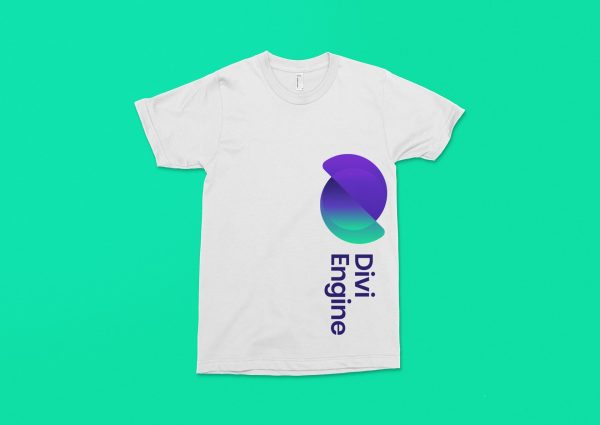 Shirt-3-white-front.jpg Divi Engine Tee